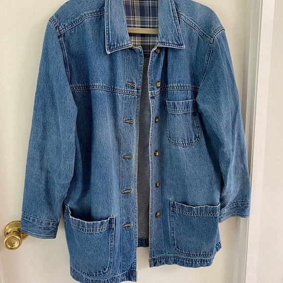 Vintage Cabin Creek Blue Denim Jacket - Picture 3 of 8